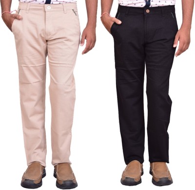 BRITISH TERMINAL Slim Fit Men Multicolor Trousers