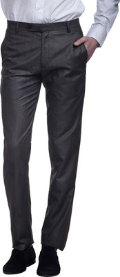 

Divini Slim Fit Men's Brown Trousers