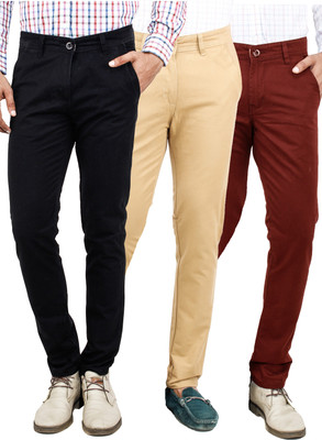 

Uber Urban Slim Fit Men's Multicolor Trousers