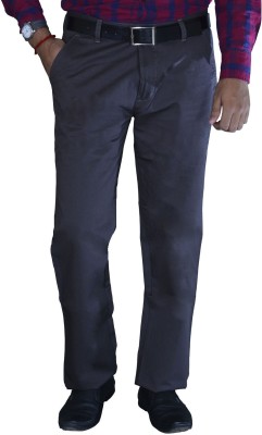 STUDIO NEXX Regular Fit Men Grey Trousers