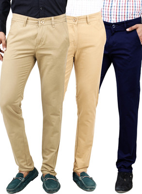 

Uber Urban Slim Fit Men's Multicolor Trousers