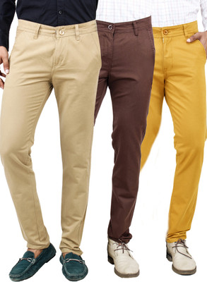 

Uber Urban Slim Fit Men's Multicolor Trousers