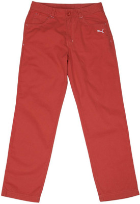 

Puma Regular Fit Boys Red Trousers
