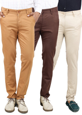 

Uber Urban Slim Fit Men's Multicolor Trousers