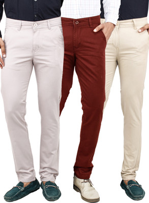 

Uber Urban Slim Fit Men's Multicolor Trousers