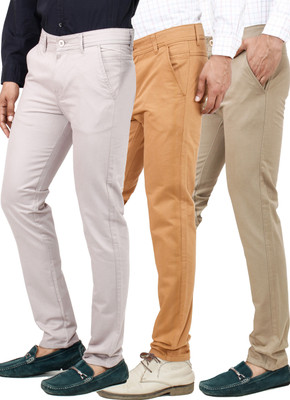 

Uber Urban Slim Fit Men's Multicolor Trousers