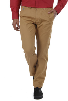 

Indian Terrain Regular Fit Men's Brown Trousers