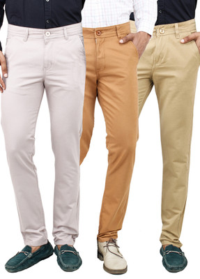 UBER URBAN Slim Fit Men Multicolor Trousers