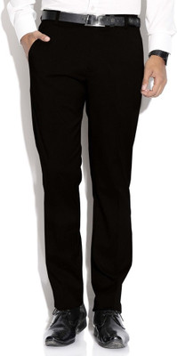 

Le-Meiux Slim Fit Men's Black Trousers