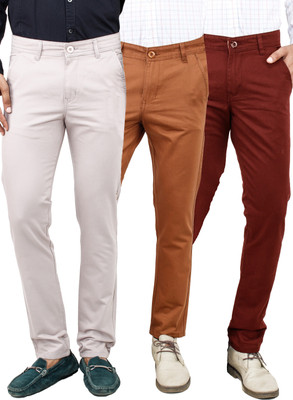 

Uber Urban Slim Fit Men's Multicolor Trousers