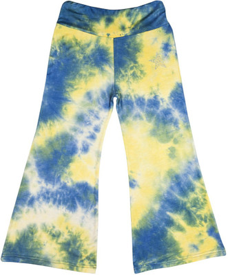 

Hunny Bunny Dye Plazzo Regular Fit Girls Yellow, Blue Trousers, Blue;yellow