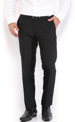 AD & AV Regular Fit Men Black Trousers