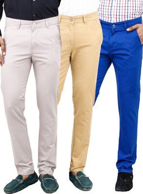 

Uber Urban Slim Fit Men's Multicolor Trousers