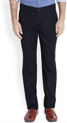 

Parx Regular Fit Men's Dark Blue Trousers