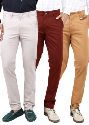 

Uber Urban Slim Fit Men's Multicolor Trousers