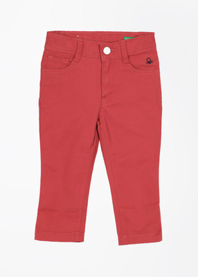 

United Colors of Benetton. Slim Fit Baby Boys Red Trousers, 39j