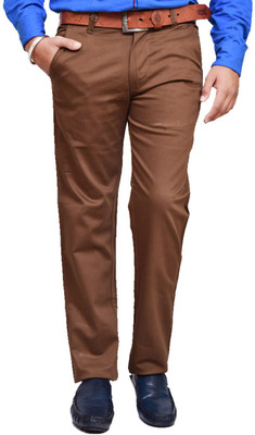

British Terminal Slim Fit Men's Brown Trousers