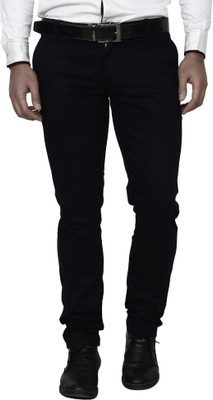 FOMTI Regular Fit Men Dark Blue Trousers