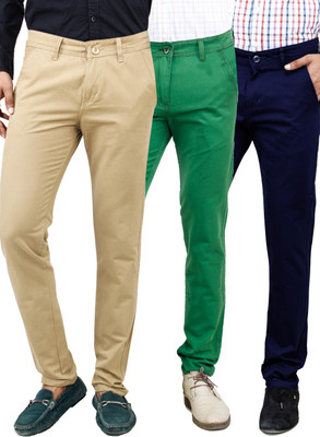 

Uber Urban Slim Fit Men's Multicolor Trousers