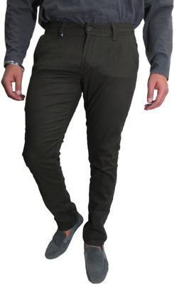 

Roadcrack Premium Slim Fit Men's Black Trousers