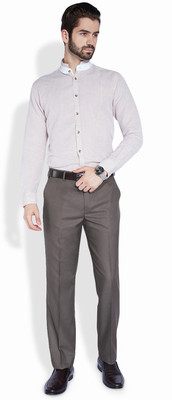 

Park Avenue Slim Fit Men's Beige Trousers