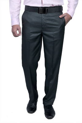 

Routeen Slim Fit Men's Blue Trousers