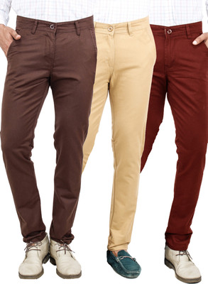 

Uber Urban Slim Fit Men's Multicolor Trousers