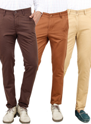 

Uber Urban Slim Fit Men's Multicolor Trousers