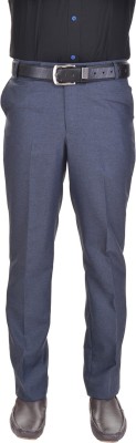 AD & AV Regular Fit Men Blue Trousers