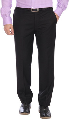 

Park Avenue Slim Fit Men's Black Trousers