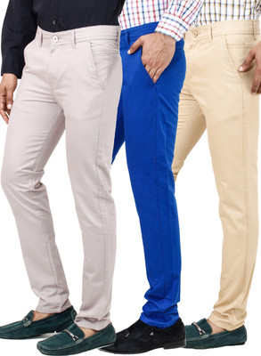 

Uber Urban Slim Fit Men's Multicolor Trousers