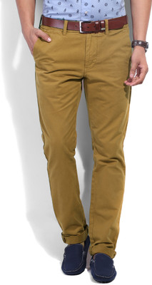 

Nautica Slim Fit Men's Brown Trousers, 2yb