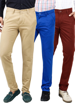 

Uber Urban Slim Fit Men's Multicolor Trousers