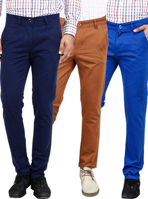 

Uber Urban Slim Fit Men's Multicolor Trousers