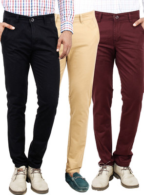 

Uber Urban Slim Fit Men's Multicolor Trousers