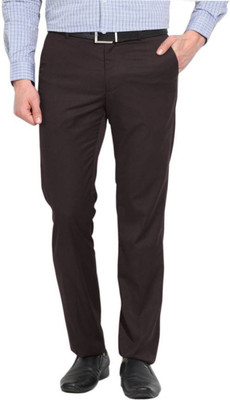 AD & AV Regular Fit Men Brown Trousers