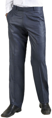 

Le-Meiux Slim Fit Men's Blue Trousers