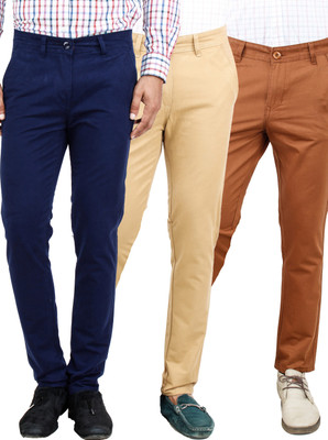 

Uber Urban Slim Fit Men's Multicolor Trousers