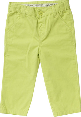

Wow Mom Regular Fit Boys Light Green Trousers