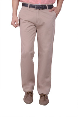 STUDIO NEXX Regular Fit Men White Trousers STUDIO NEXX Regular Fit Men White Trousers