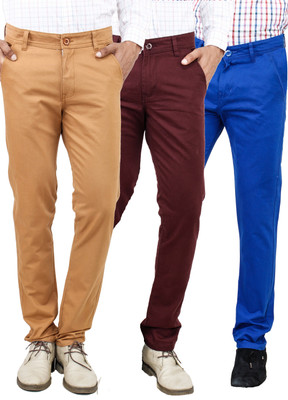 

Uber Urban Slim Fit Men's Multicolor Trousers