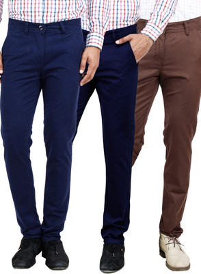 

Uber Urban Slim Fit Men's Multicolor Trousers