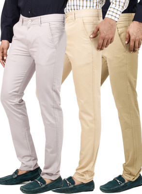 

Uber Urban Slim Fit Men's Multicolor Trousers