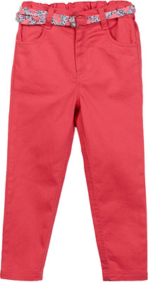 

Beebay Regular Fit Girls Orange Trousers, Coral