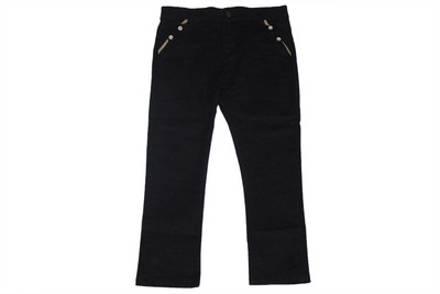 

Piperz Slim Fit Boys Black Trousers