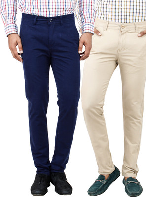 Uber Urban Slim Fit Men's Multicolor Trousers