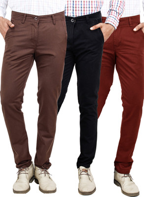 

Uber Urban Slim Fit Men's Multicolor Trousers
