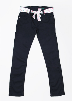 

United Colors of Benetton. Girl's Dark Blue Jeans(Pack of 2, 901