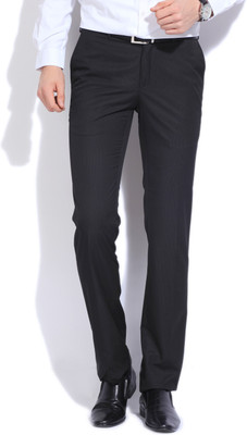 

Raymond Regular Fit Men's Black Trousers, K6
