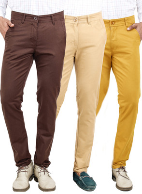 

Uber Urban Slim Fit Men's Multicolor Trousers